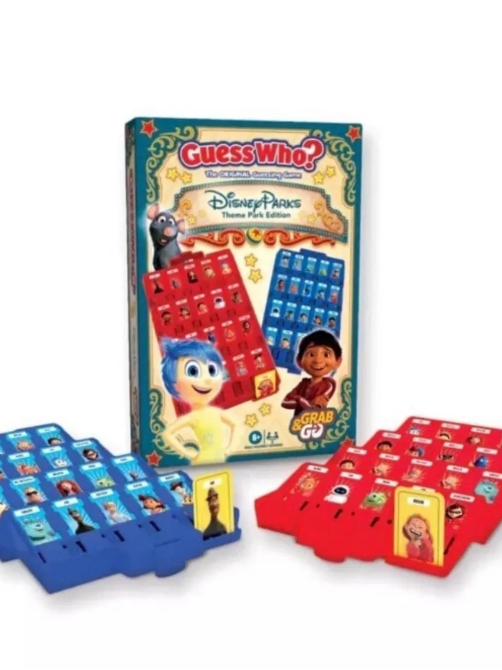 Guess Who? Disney Theme Park Edition - Blue & Red Grab and Go travel version